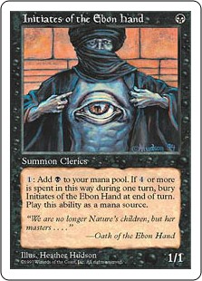 Initiates of the Ebon Hand MtG Art from Fallen Empires
