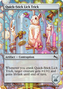Quick-Stick Lick Trick