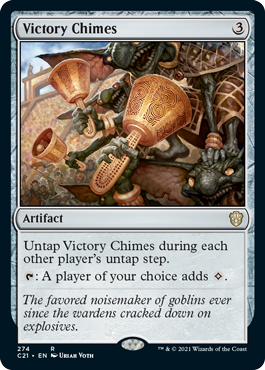 Victory Chimes MtG Art from Battlebond, Commander 2021 Set by