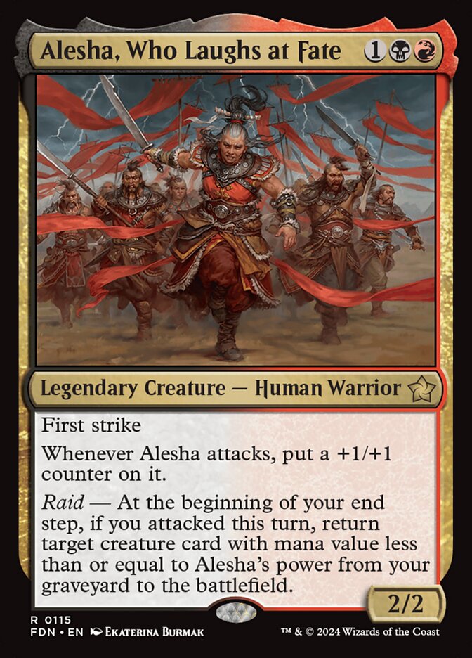 Alesha, Who Laughs at Fate 