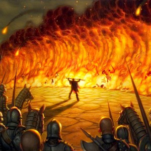 Wall of Fire Art