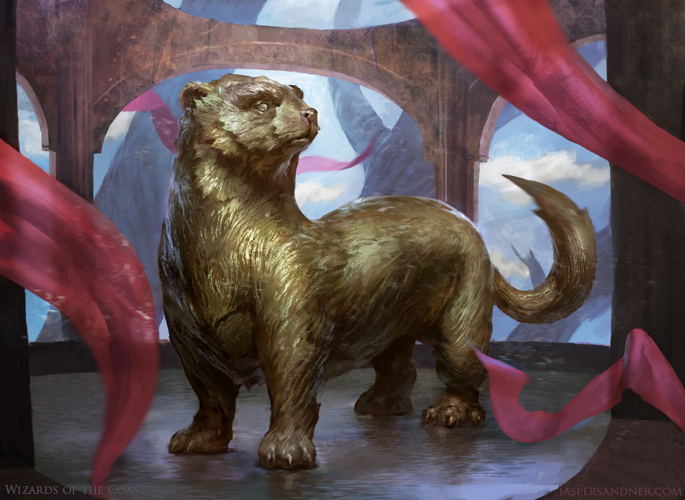 Bronze Sable MtG Art from Theros Set by Jasper Sandner - Art of Magic: the  Gathering