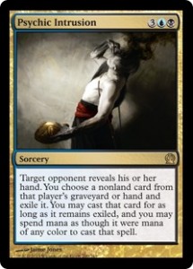 Psychic Intrusion MtG Art from Theros Set by Jaime Jones - Art of Magic