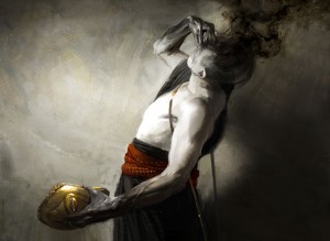 Psychic Intrusion MtG Art from Theros Set by Jaime Jones - Art of Magic