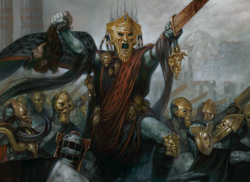 Tymaret, the Murder King MtG Art from Theros Set by Volkan Baga - Art of  Magic: the Gathering