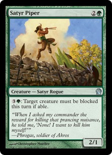 Satyr Piper MtG Art from Theros Set by Christopher Moeller - Art of ...
