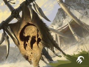 Temur Signet Temur Banner MtG Art from Khans of Tarkir Set by - Art of Magic: the ...