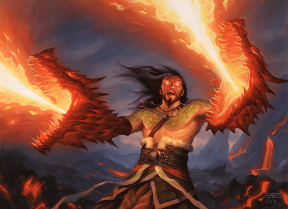 Sarkhan's Rage - Dragons of Tarkir MtG Art