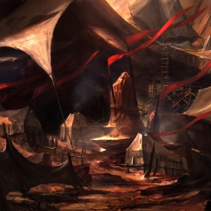Bloodfell Caves - Fate Reforged MtG Art