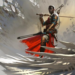 Resolute Blademaster - Battle for Zendikar MtG Art