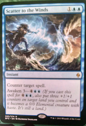 Scatter to the Winds MtG Art from Battle for Zendikar Set by Raymond ...