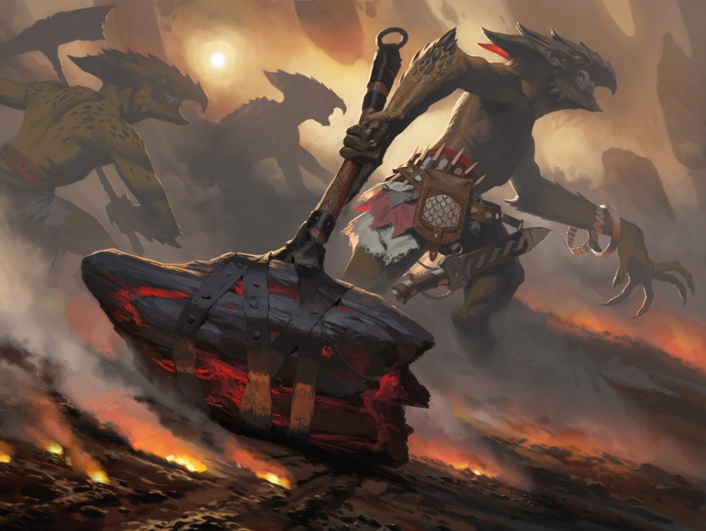 Slab Hammer MtG Art from Battle for Zendikar Set by Joseph Meehan Art