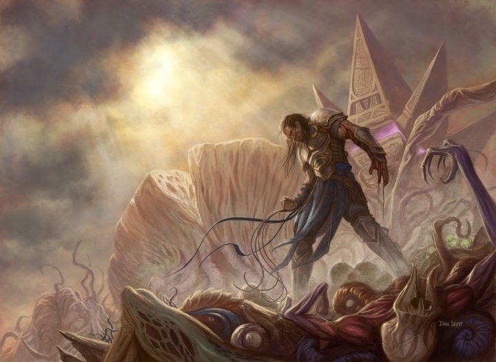 Near Death Experience MtG Art From Rise Of The Eldrazi Set By Dan Scott 