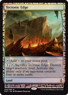 Tectonic Edge (Expeditions) MtG Art from Battle for Zendikar Set by ...