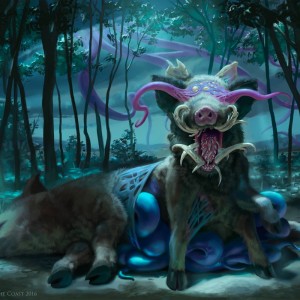 mtg cards with moon art Tamiyo, the Moon Sage