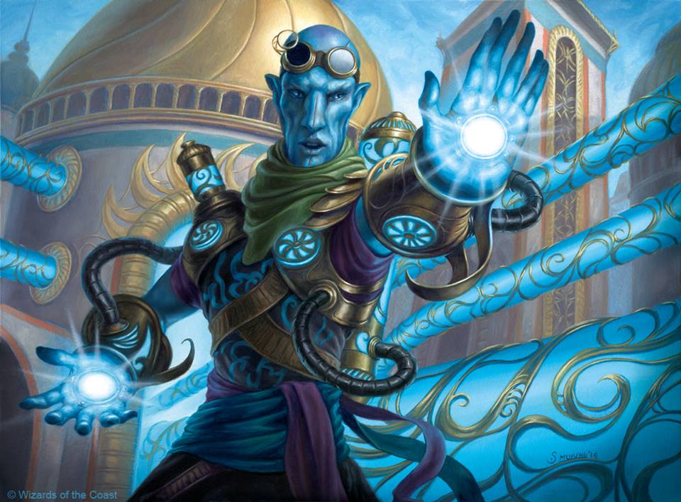 MtG Art: Dispersal Technician from Aether Revolt Set by Scott Murphy