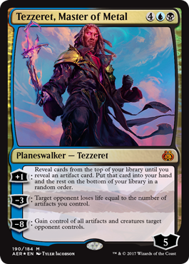 Tezzeret, Master of Metal MtG Art from Aether Revolt Set by Tyler ...