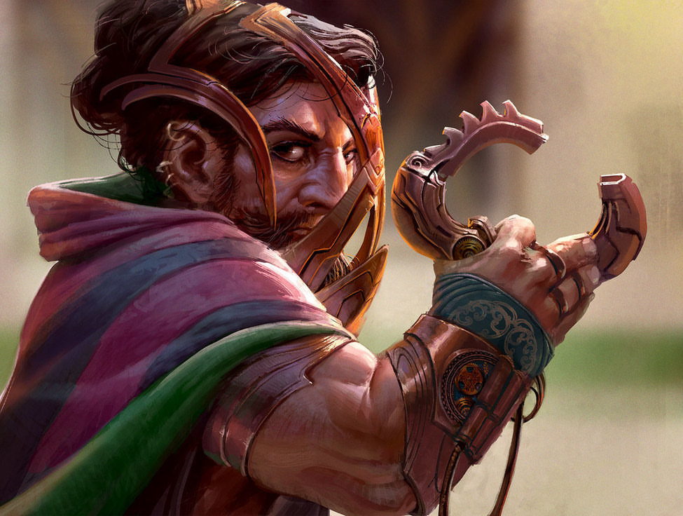 Fairgrounds Warden - Amonkhet MtG Art