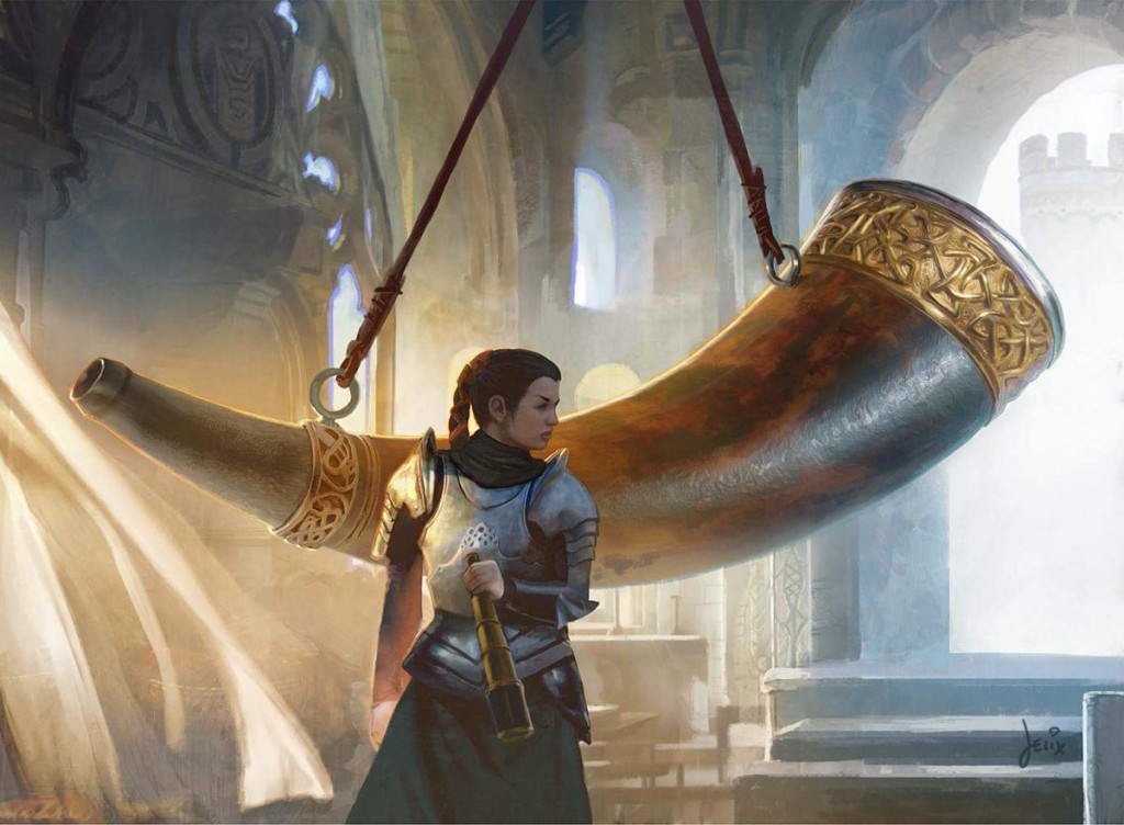 Herald's Horn MtG Art from Commander 2017 Set by Jason Felix Art of