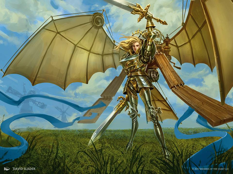 Do-It-Yourself Seraph MtG Art from Unstable Set by David Sladek