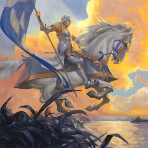 Knight of Grace - Dominaria MtG Art
