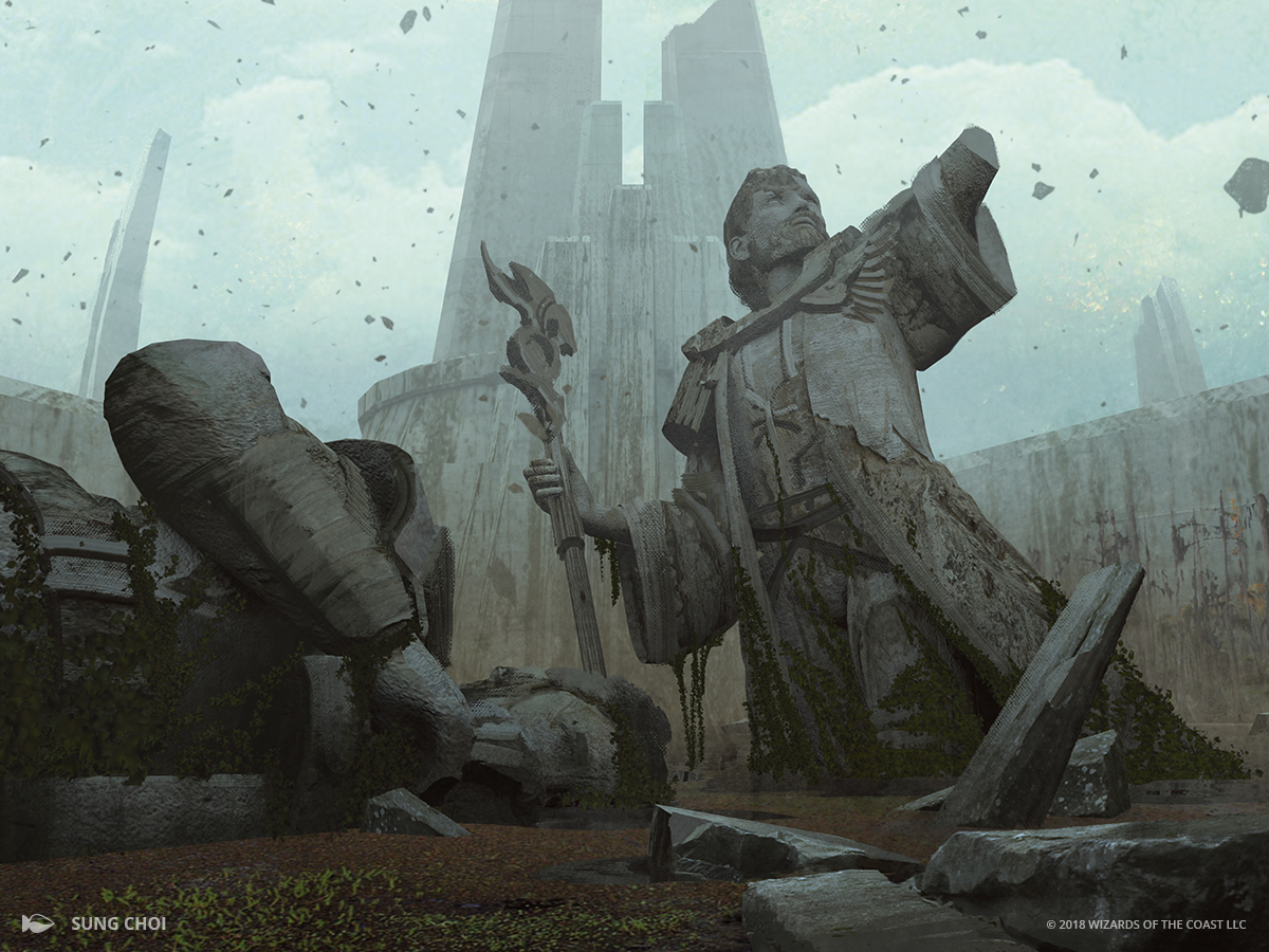 Memorial to Folly - Dominaria MtG Art