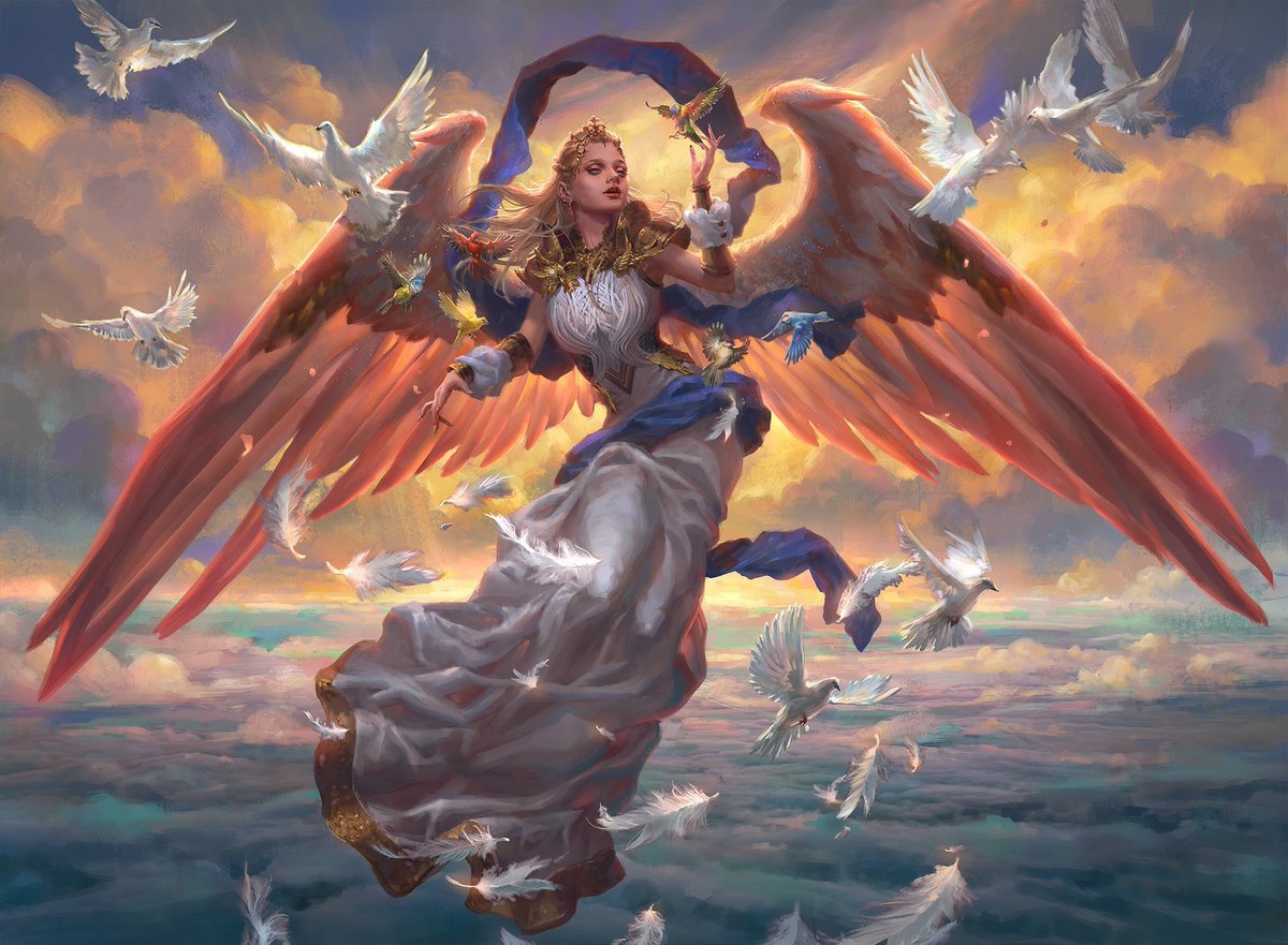 Angel of the Dawn MtG Art from. 