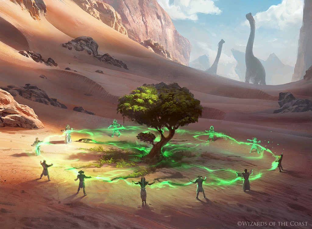 Growing Rites of Itlimoc MtG Art from Ixalan Set by Grzegorz