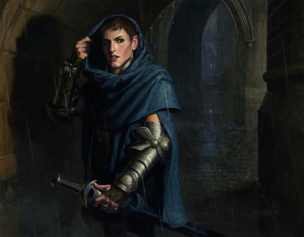 Lavinia, Azorius Renegade MtG Art from Ravnica Allegiance, Time Spiral