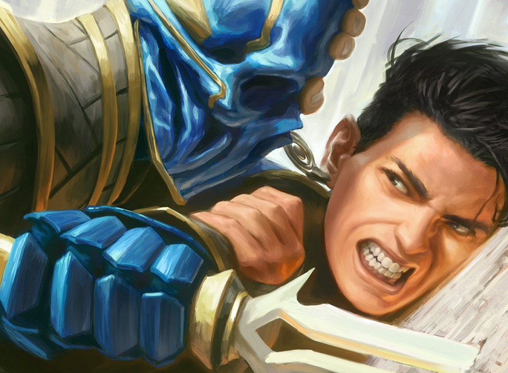 Crush Dissent MtG Art from War of the Spark Set by Mike Bierek Art of