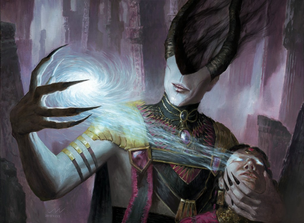 Ashiok's Erasure MtG Art from Theros Beyond Death Set by Zezhou Chen