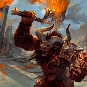 Skophos Warleader - Theros Beyond Death Art