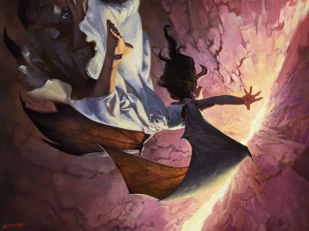 Demonic Embrace MtG Art from Core Set 2021 Set by Sidharth Chaturvedi - Art  of Magic: the Gathering