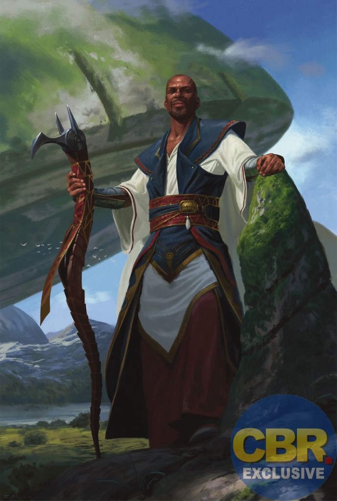 Teferi, Timeless Voyager MtG Art from Core Set 2021 Set by Jake Murray
