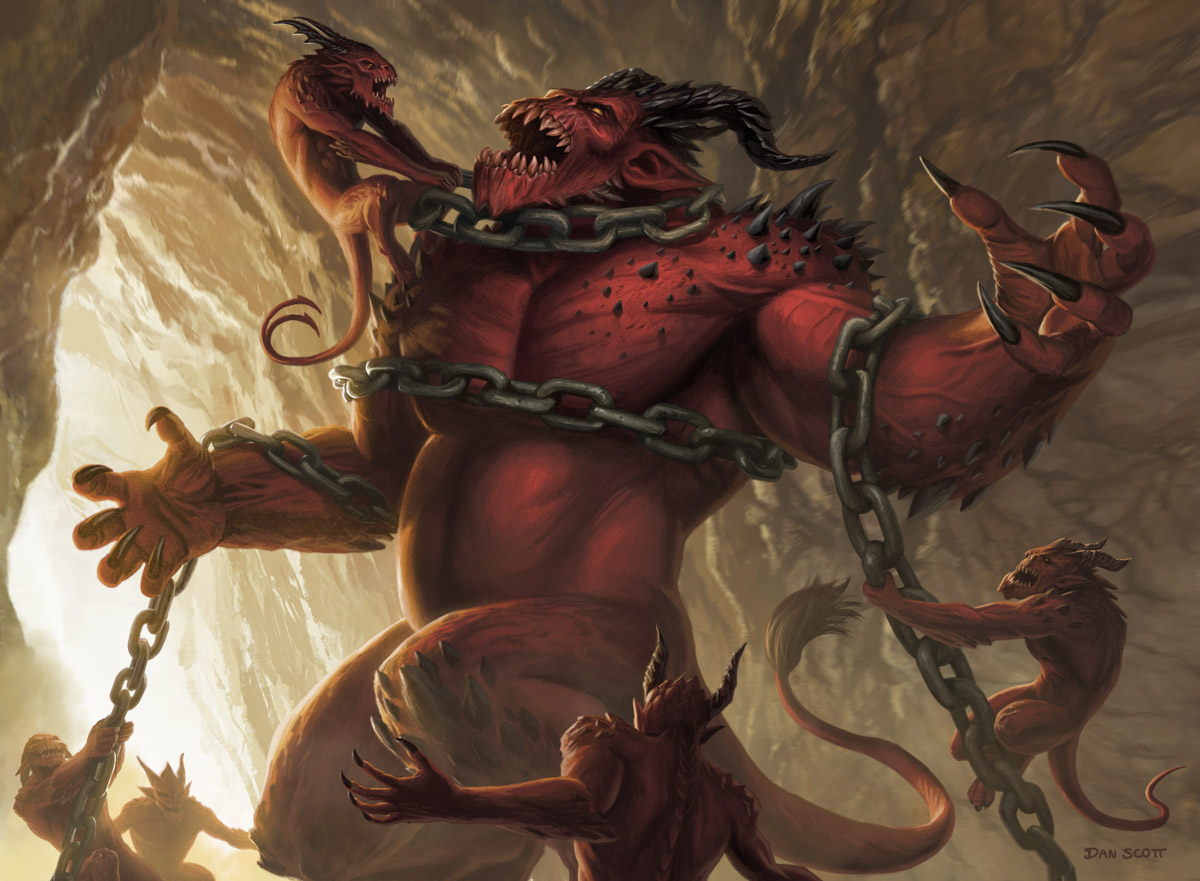Chained Brute - Jumpstart MtG Art