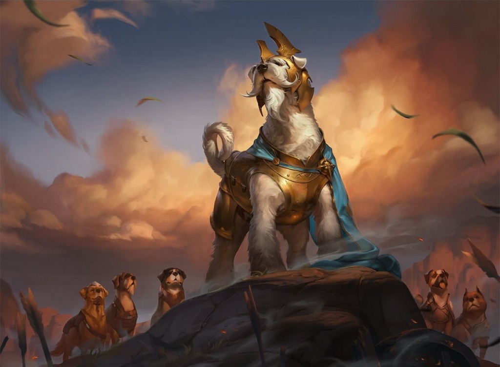 Pack Leader MtG Art from Core Set 2021 Set by Rudy Siswanto Art of
