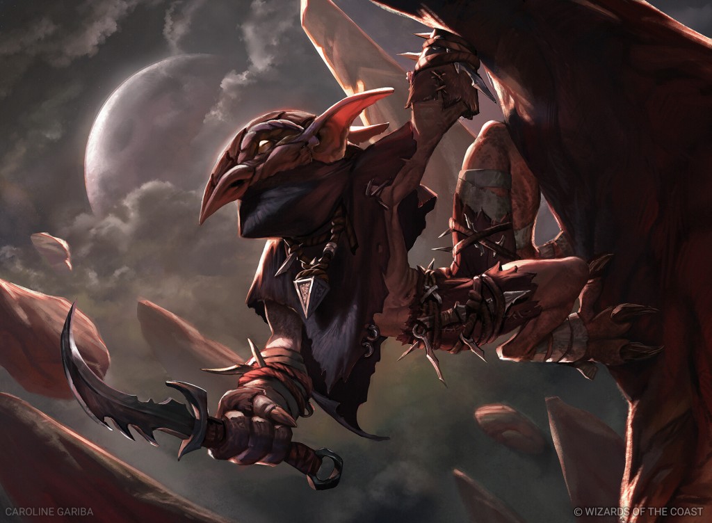 Grotag NightRunner MtG Art from Zendikar Rising Set by Caroline Gariba