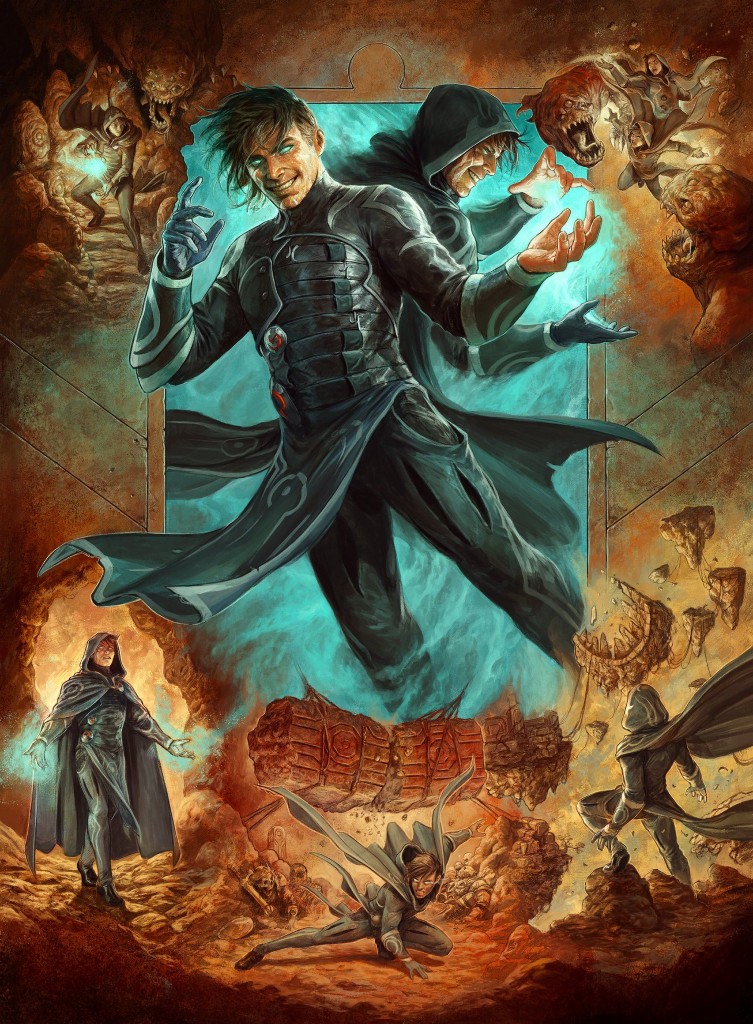 Jace, Mirror Mage Variant MtG Art from Zendikar Rising Set by David
