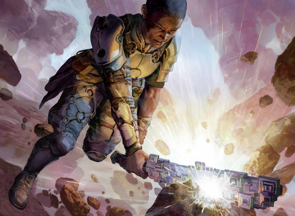 Resolute Strike MtG Art from Zendikar Rising Set by Zezhou Chen Art