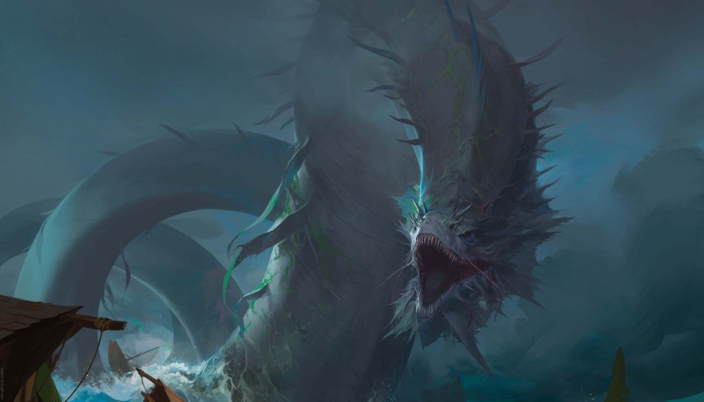 Aesi, Tyrant of Gyre Strait MtG Art from Commander Legends Set by Viktor Titov Art of Magic