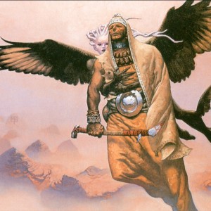 Angelic Blessing - Exodus MtG Art