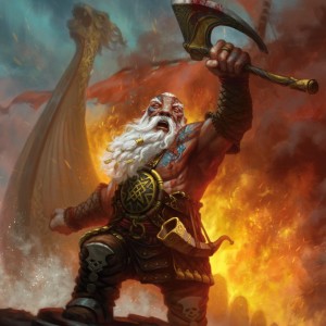 Dwarf Berserker Token - Kaldheim MtG Art