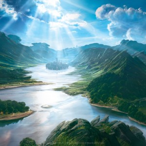 Island - Throne of Eldraine MtG Art