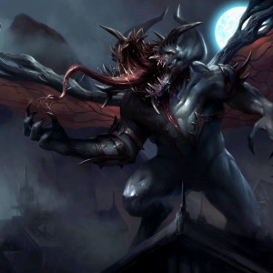Mindwrack Demon - Duel Decks Blessed vs. Cursed MtG Art