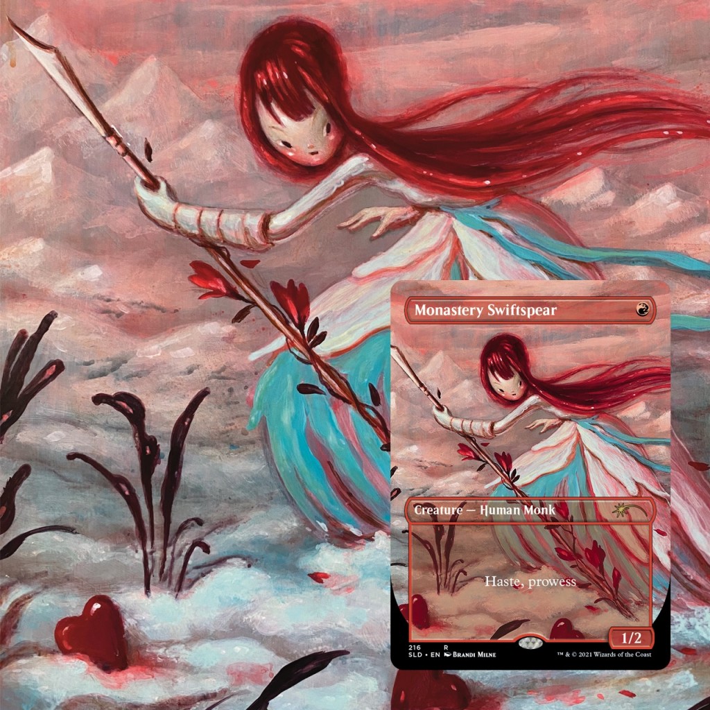 Monastery Swiftspear MtG Art from Secret Lair Set by Brandi Milne - Art of  Magic: the Gathering