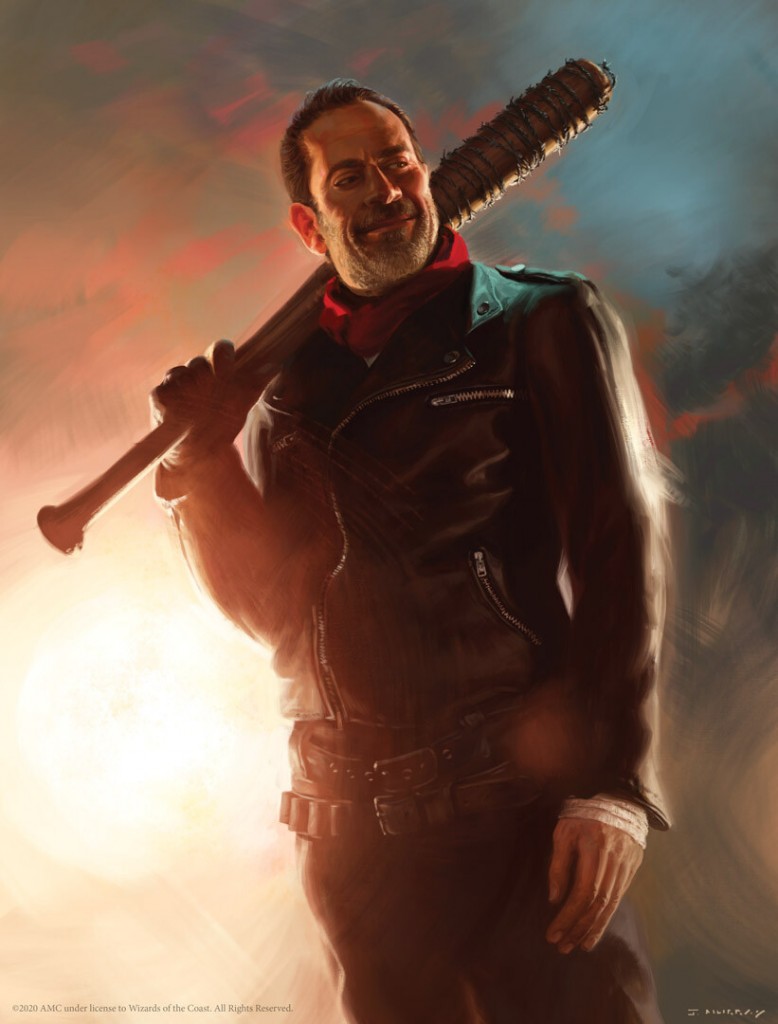 Negan, the ColdBlooded MtG Art from Secret Lair Set by Jake Murray