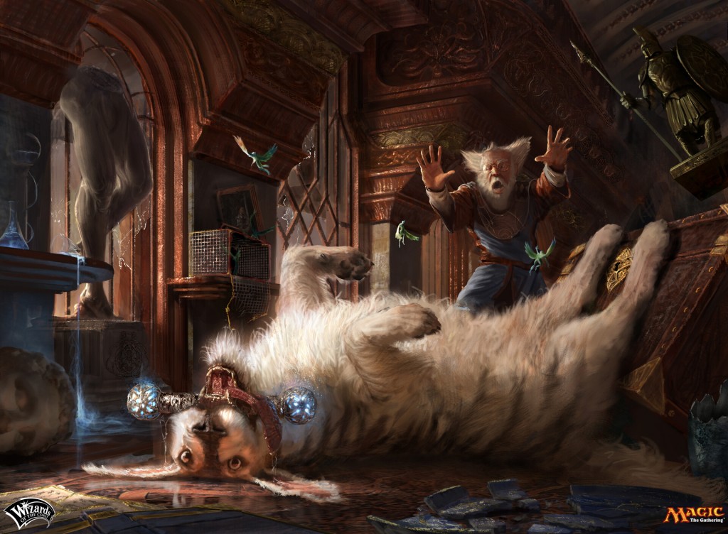 Mtg Rambunctious Mutt Rambunctious Mutt MtG Art from Core Set 2021 Set by Campbell White ...