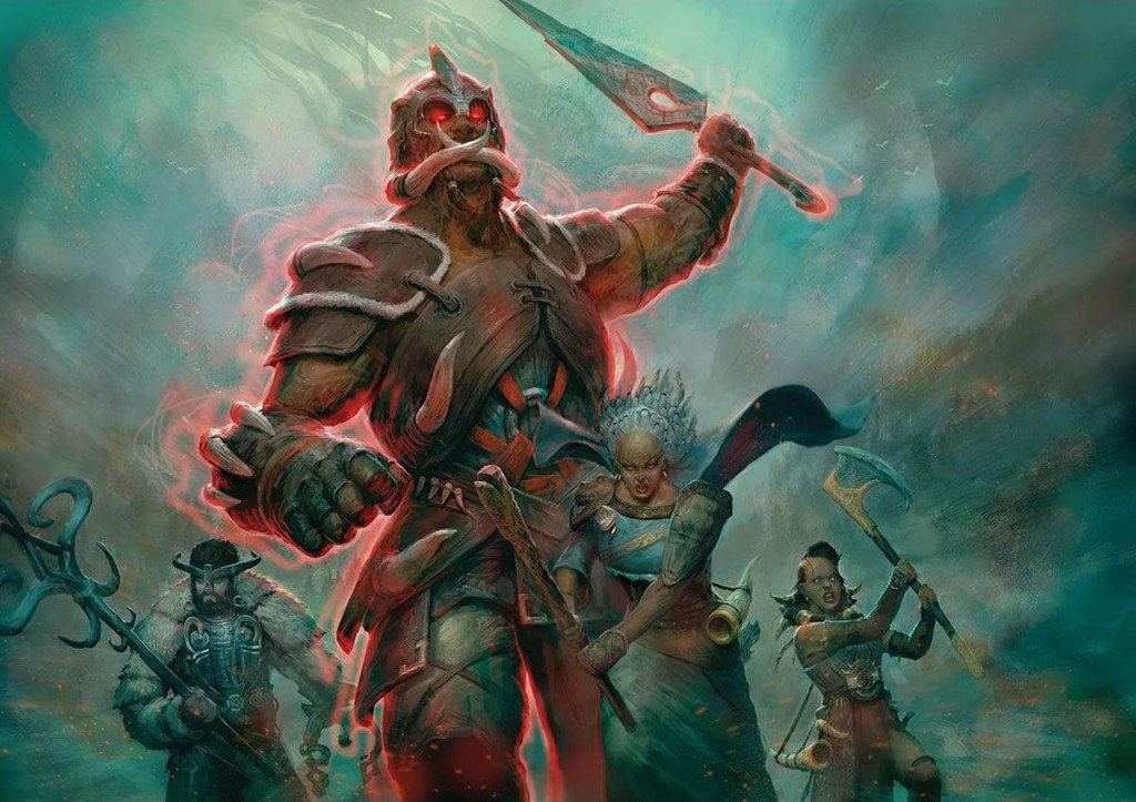 Run Amok MtG Art from Kaldheim Set by Johann Bodin Art of Magic the