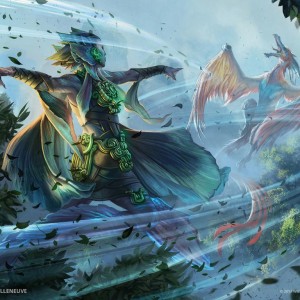 Wind Strider - Ixalan MtG Art