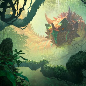 Elderscale Wurm - Magic 2013 MtG Art